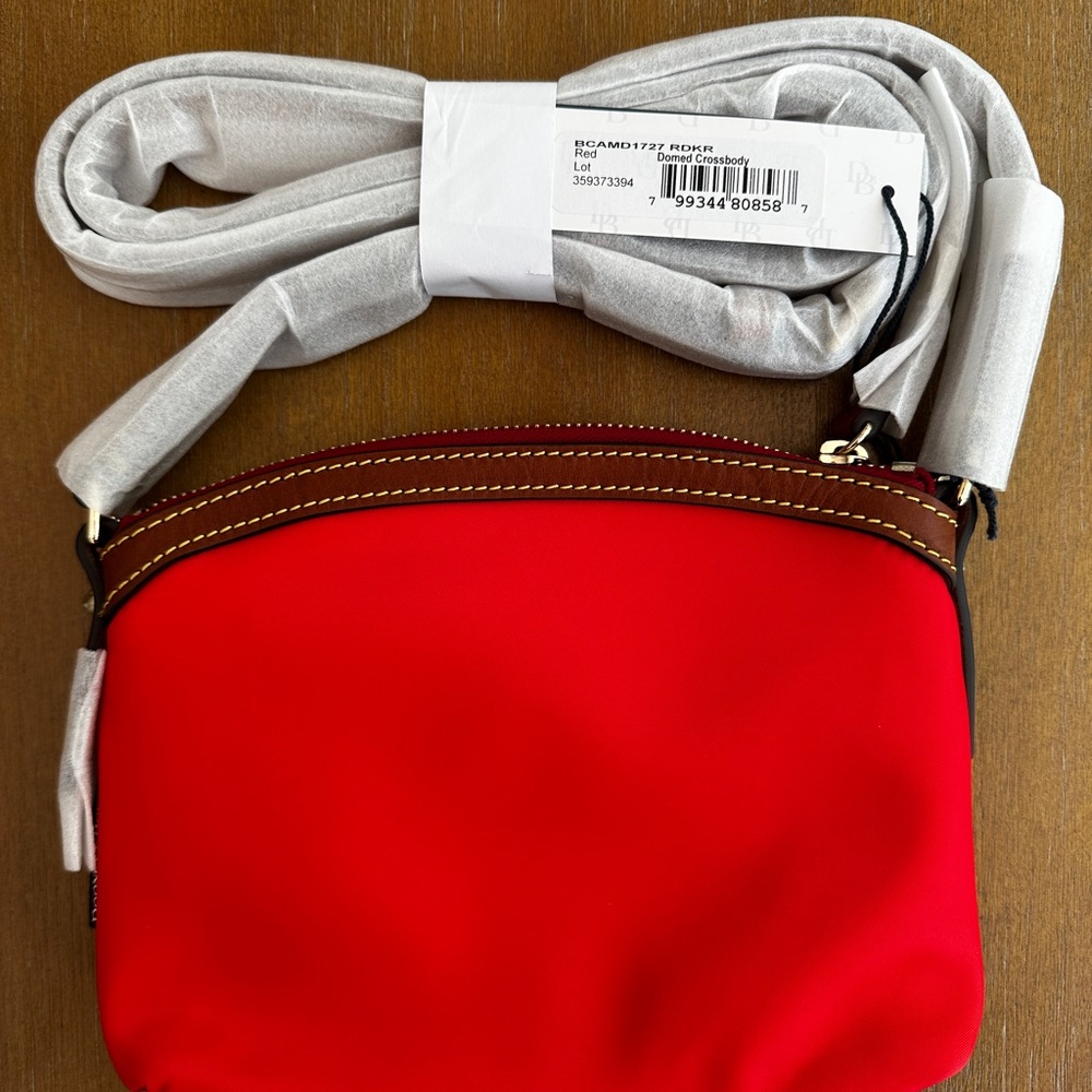 Dooney & Bourke Wayfarer Domed Crossbody - Red - Picture 2 of 4